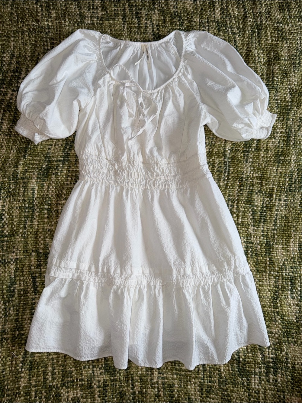 Anthropologie Somerset Short Dress: Puff Sleeve Edition, Size M - Picture 4 of 8